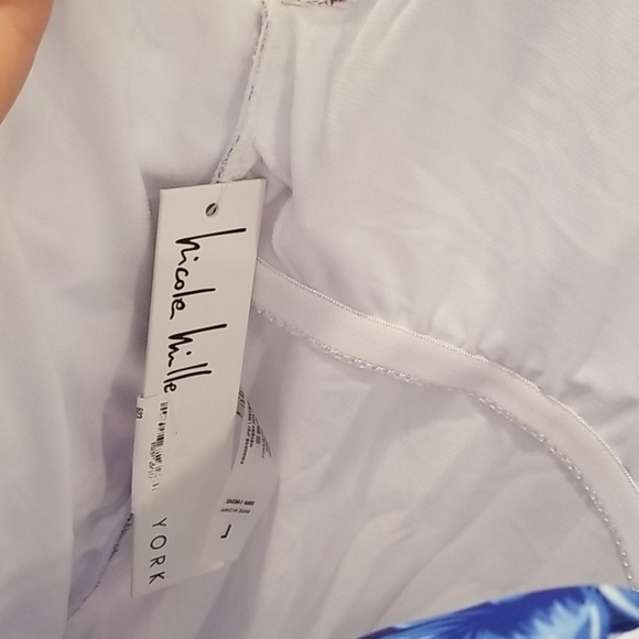 💕NICOLE MILLER💕 Pintuck Pleat One-Piece Swimsuit - Picture 10 of 10